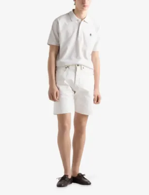 PRADA Old Cotton Denim Bermuda Shorts detail 2