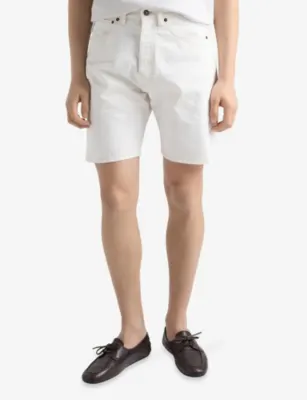 PRADA Old Cotton Denim Bermuda Shorts detail 3