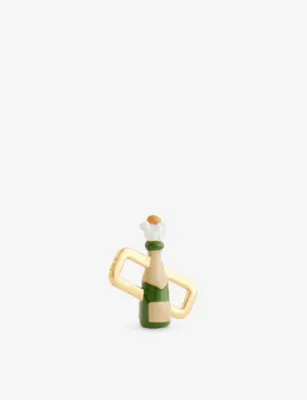 POUBEL Champagne Gold Vermeil Charm detail 2