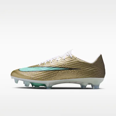 Nike Mercurial Superfly 11 Elite 'Kylian Mbappé' Firm-Ground Low-Top Football Boots - Metallic Gold/Green Glow