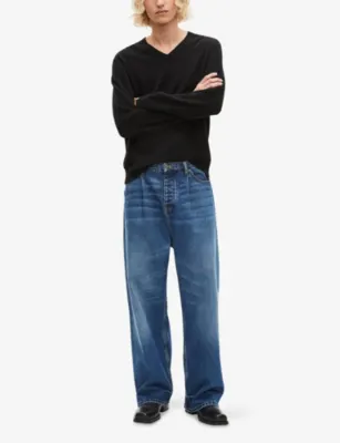 THE KOOPLES V-Neck Regular-Fit Stretch Cashmere-Blend Jumper detail 2