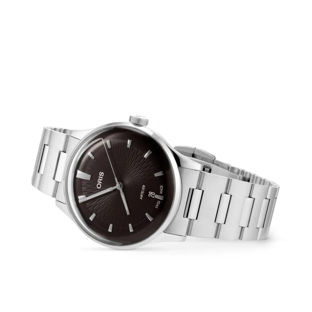 Oris Artelier Date 38mm Mens Watch Black in Black, additional product view 2
