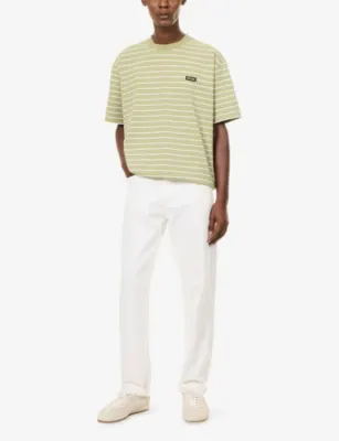 BELIER Earl Striped Cotton T-Shirt detail 2