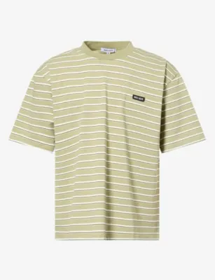 BELIER Earl Striped Cotton T-Shirt