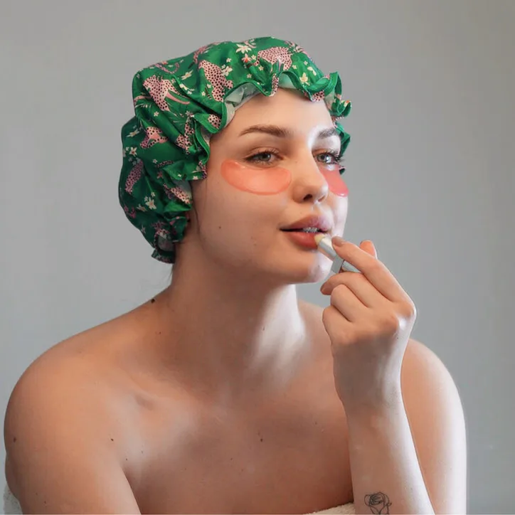 Smug Shower Cap - Shower Cap Cheetah, additional product view 3