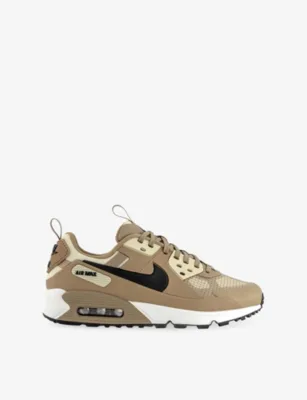 For Him Air Max 90 Drift Leather and Mesh Trainers - 7 in PARACHUTE BEIGE LIGHT KH – Mens | Trainers | Lace up trainers