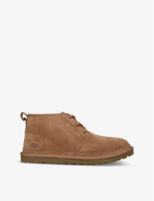 UGG Neumel logo-debossed suede chukka boots - EUR 44 / 10 UK MEN