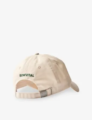 SOWVITAL Fig Embroidered Adjustable Cotton Hat, additional product view 2