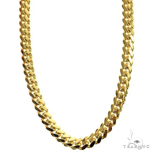 JALGAS - ROYAL CHAIN GROUP 14K Yellow Gold Solid Miami Cuban Link 26 Inches 6mm 66528 in Rose / 26 Inches – Chain