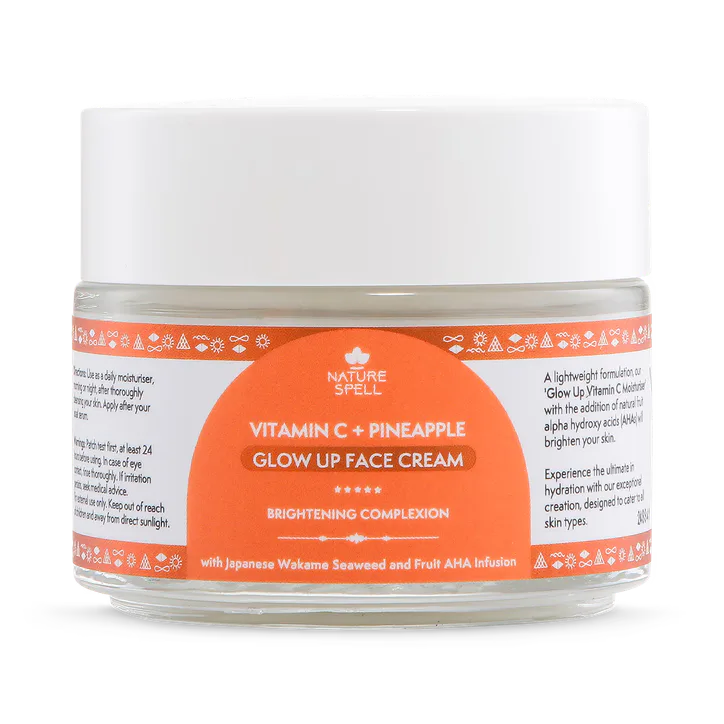 Nature Spell Vitamin C + Pineapple Glow Up Face Cream 100ml
