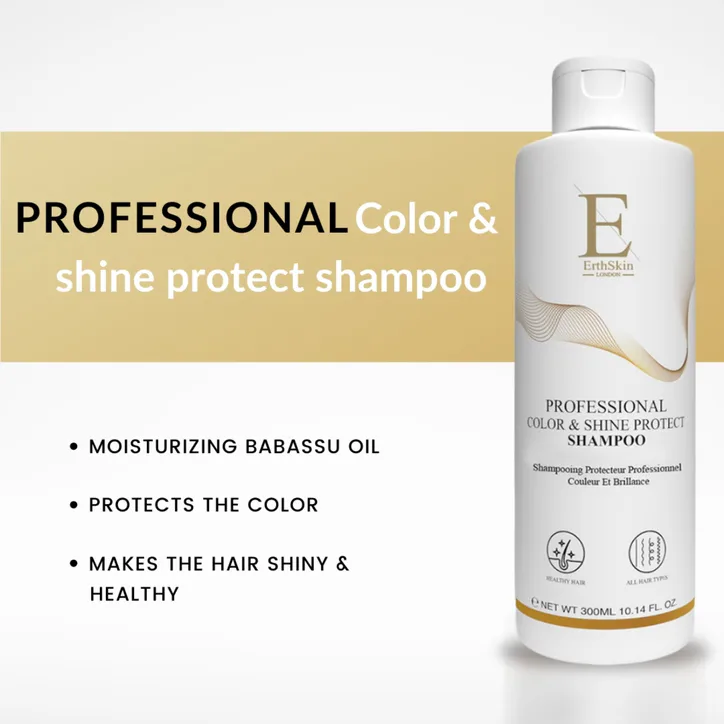 Erth Skin London Professional Color and shine protect shampoo 300ML, additional product view 2