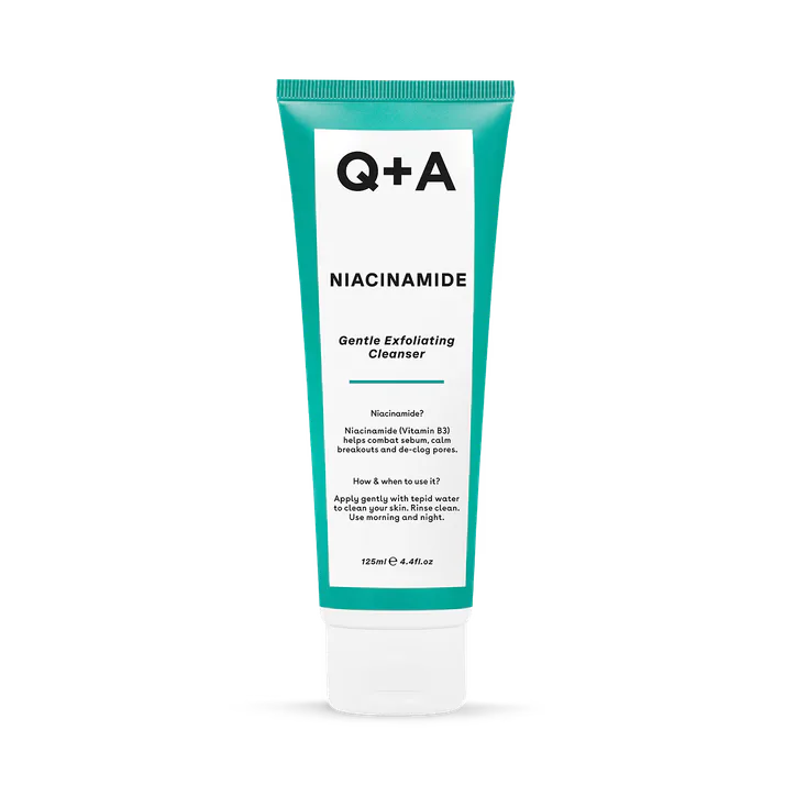 Q+A Niacinamide Gentle Exfoliating Cleanser 125ml