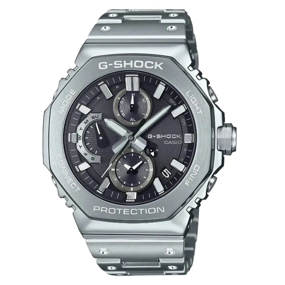 Casio G-SHOCK Full Metal 2100 Chrono 51.5mm Mens Watch Black