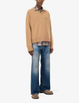 ACNE STUDIOS 2021M Stained Straight-Leg Denim Jeans - 29/32 detail 2