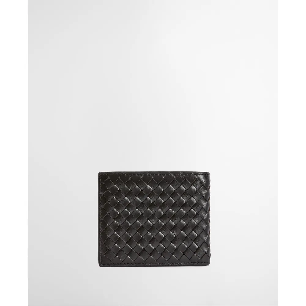 Barbour Farne Woven Leather Wallet detail 2