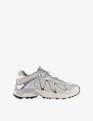 SALOMON XT Whisper Woven Trainers - EUR 44.5 / 10.5 UK MEN in SILVER LUNAR ROCK SILVER – Mens | Trainers | Lace up trainers