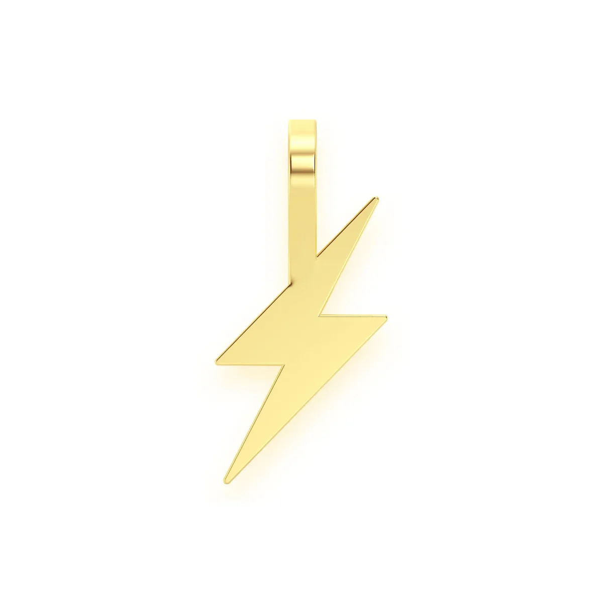 For Him Lightning Bolt Diamond Pendant in Plain / Yellow Gold – Pendant