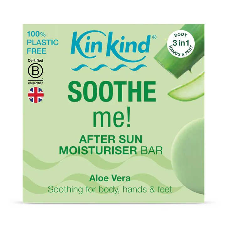 KinKind SOOTHE me! Aloe Vera After Sun Moisturiser Bar 40g