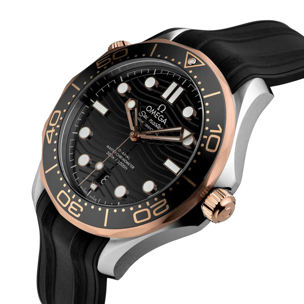 Omega Seamaster Diver 300 Mens Watch in Black, additional product view 2