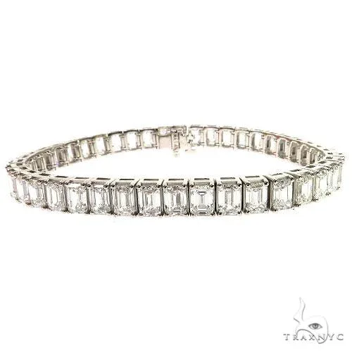 AHMED - For Him CVD 14K Gold Emerald Diamond Bracelet (Lab) 68614 in Rose – Bracelet