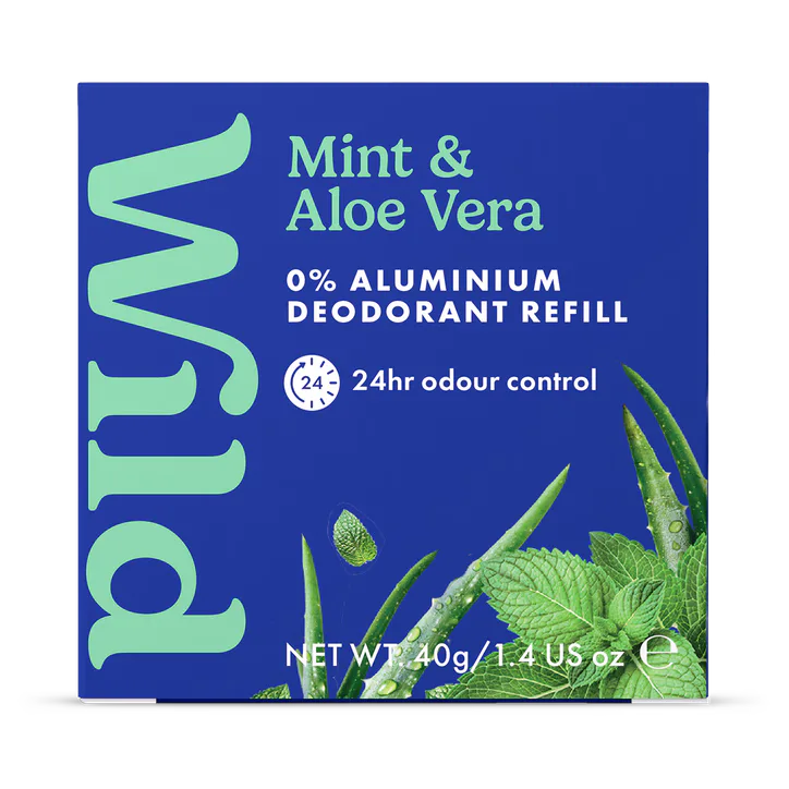 Wild Mint & Aloe Natural Deodorant Refill 40g detail 2