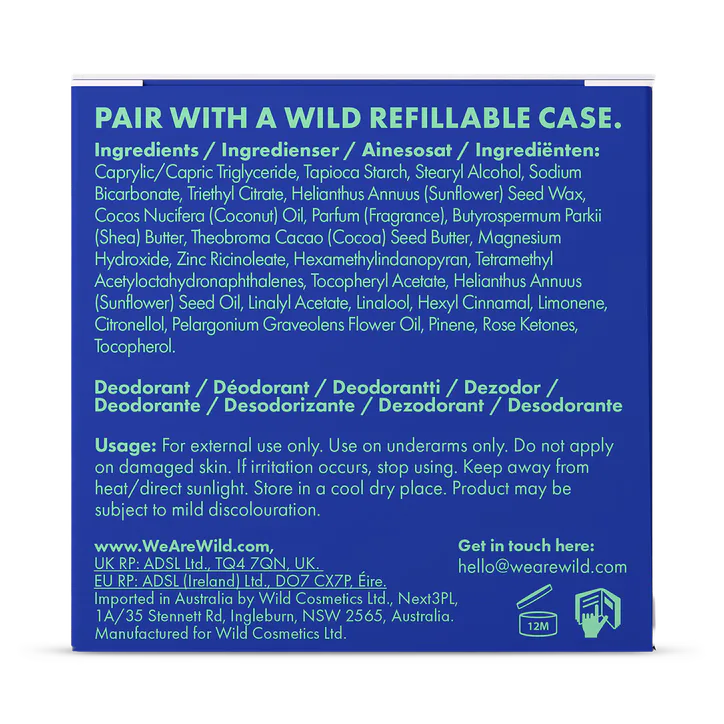 Wild Mint & Aloe Natural Deodorant Refill 40g detail 3
