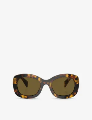 PRADA PR A13S Butterfly-Frame Acetate Sunglasses