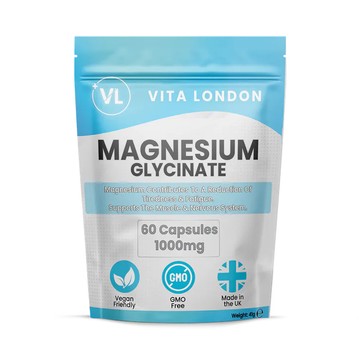 Vita London Magnesium Glycinate Capsules 1000mg 60 Capsules