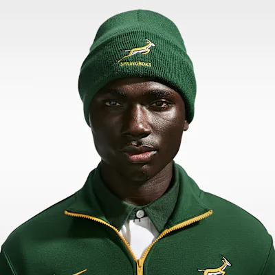 Nike Springboks Springboks Peak Beanie - Gorge Green/University Gold
