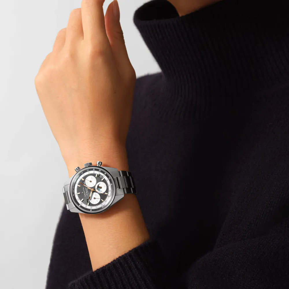 Zenith Chronomaster Original Steel 38mm Mens Watch Grey in Grey, additional product view 3