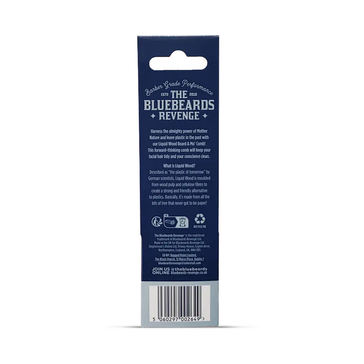 The Bluebeards Revenge Liquid Wood Styling Comb, additional product view 2