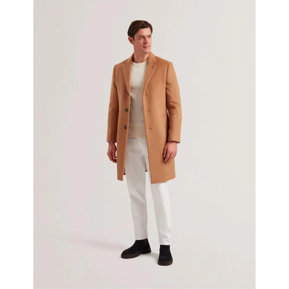 Ted Baker Men's City Overcoat detail 3
