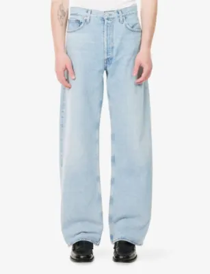 AGOLDE Arc Wide-Leg Denim Jeans detail 3