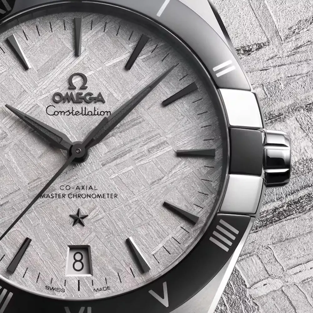Omega Constellation 41mm, Steel on Steel in Grey, additional product view 3