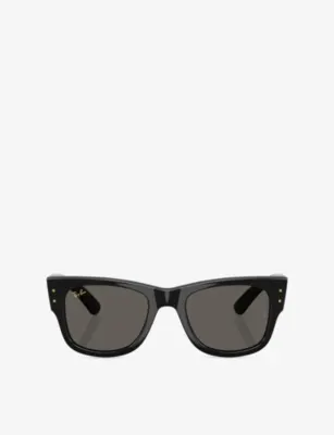 RAY-BAN RB0840S Mega Wayfarer Square-Frame Propionate Sunglasses