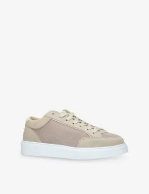 CLEENS Luxor Suede And Mesh Trainers - EUR 44 / 10 UK MEN in Beige, additional product view 3