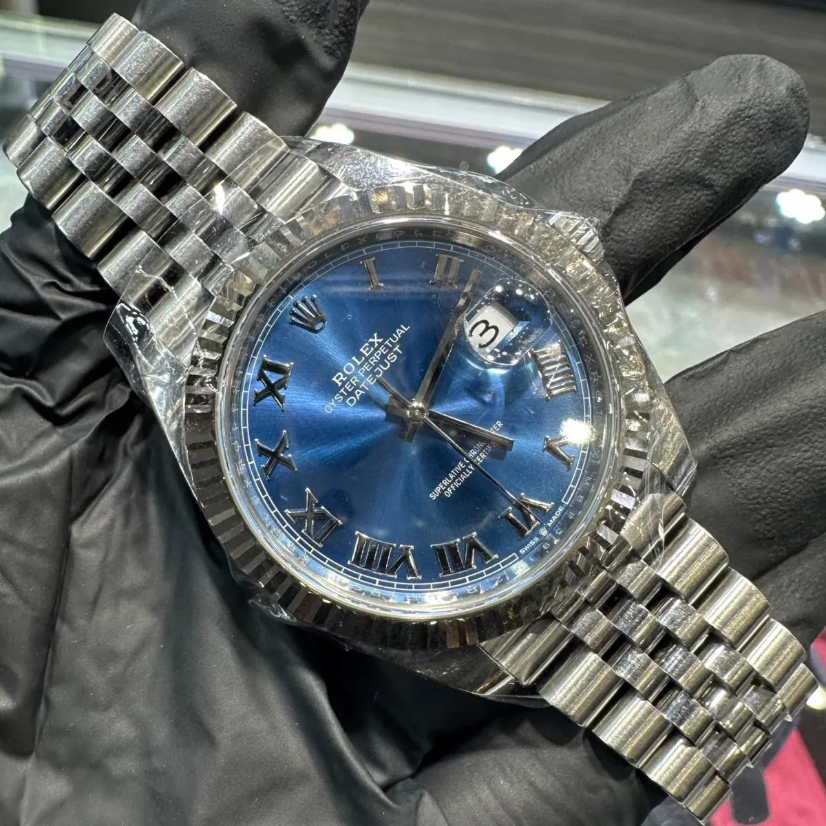 ANKUR - For Him WATCHES 2019 Rolex Datejust 41mm | Oystersteel | Blue Roman Dial – Watch