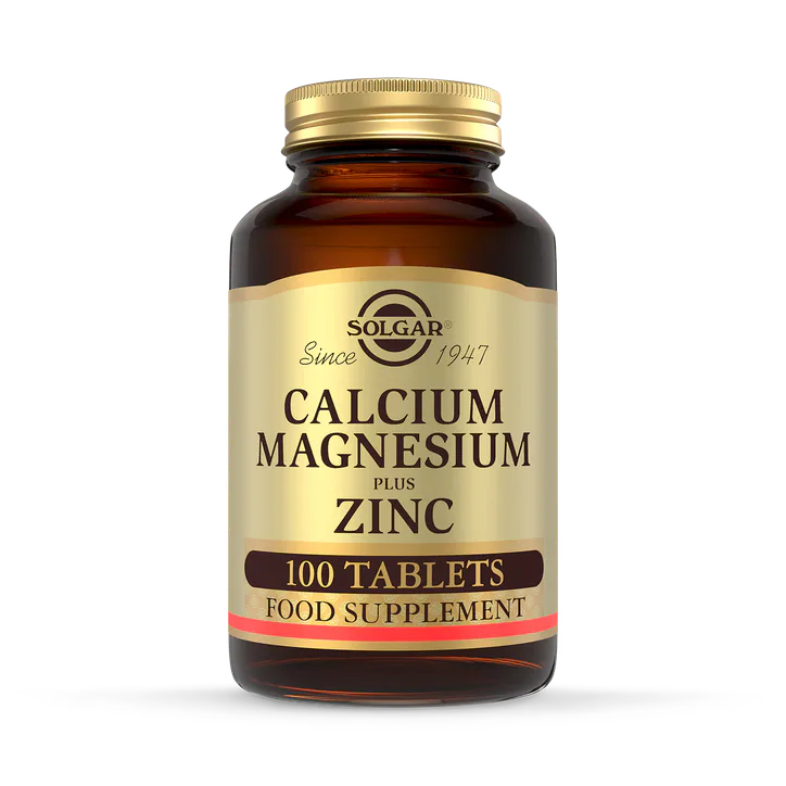 Solgar Calcium Magnesium plus Zinc 100 Tablets