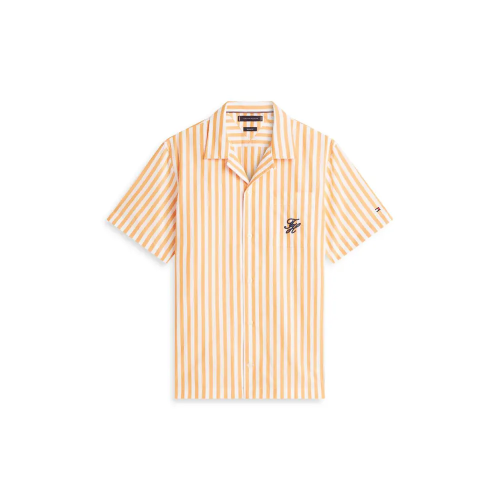 Tommy Hilfiger Men's Patterned Short Sleeve Shirt