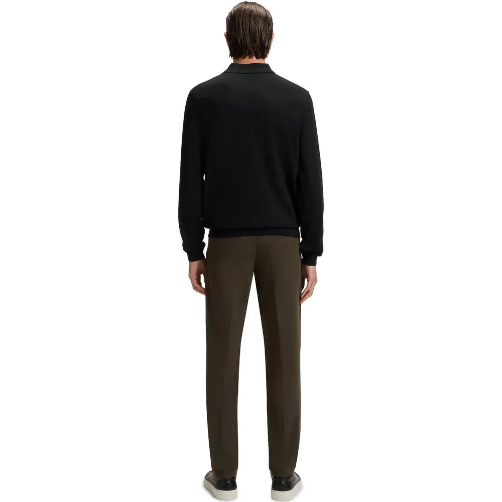 Boss Men's Lancione Long-Sleeve Polo detail 2
