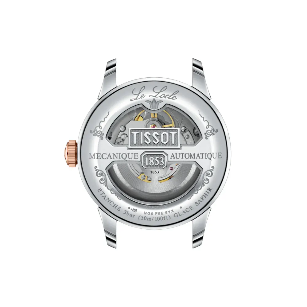 Tissot Le Locle 39mm Mens Watch Green in Green, additional product view 3