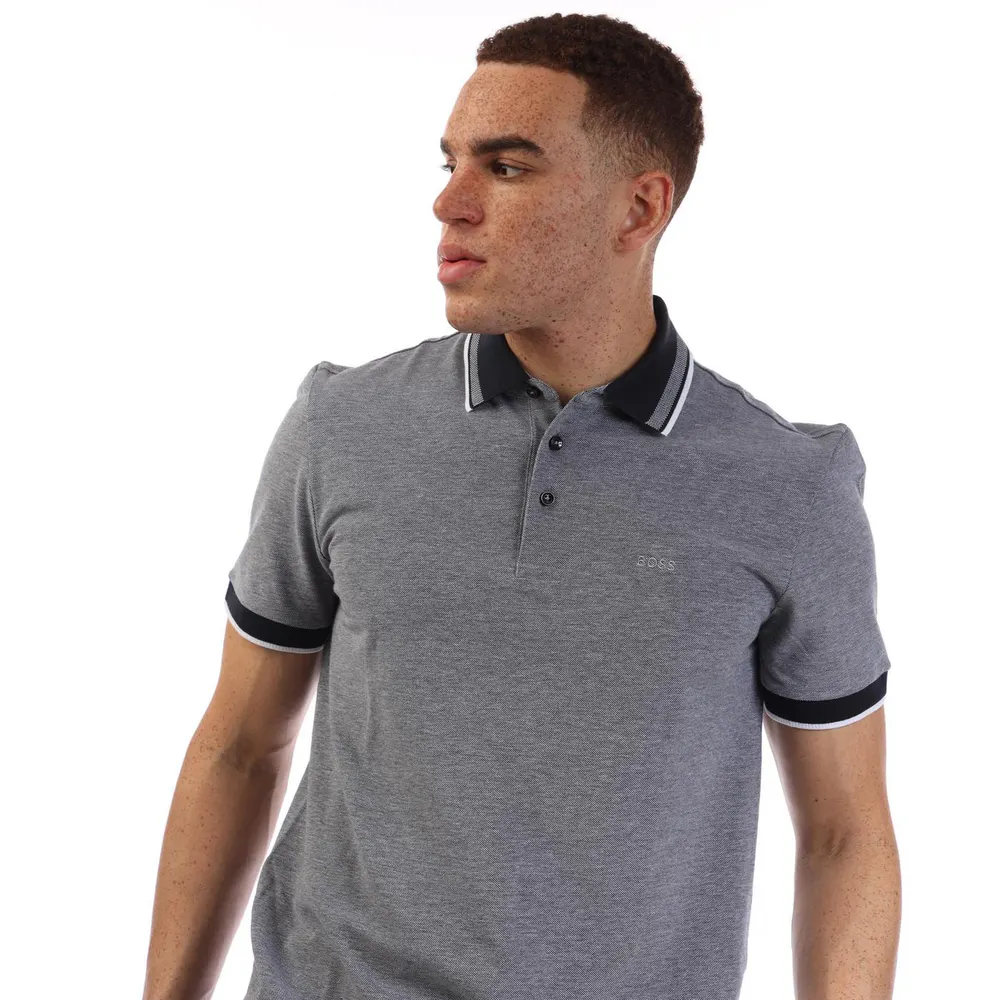 Boss Men's H Prout Short Sleeve Polo Shirt detail 2