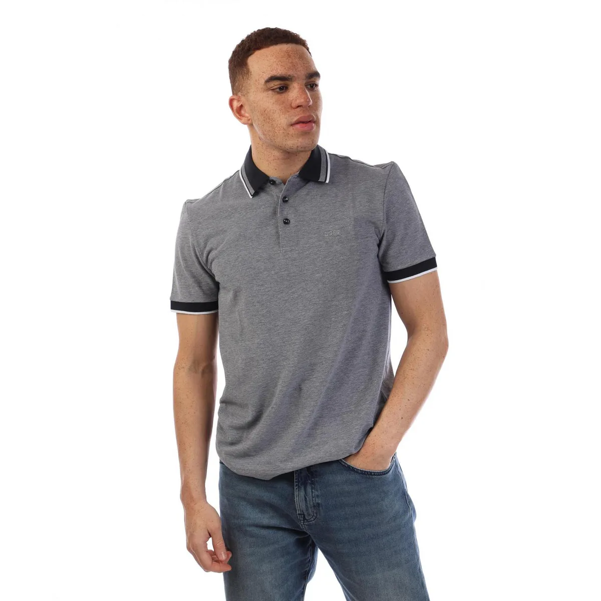 Boss Men's H Prout Short Sleeve Polo Shirt