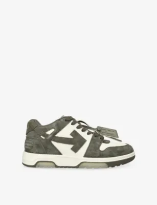 OFF-WHITE C/O VIRGIL ABLOH Out Of Office Suede Trainers - EUR 40 / 6 UK MEN in GREY MID – Mens | Trainers | Lace up trainers