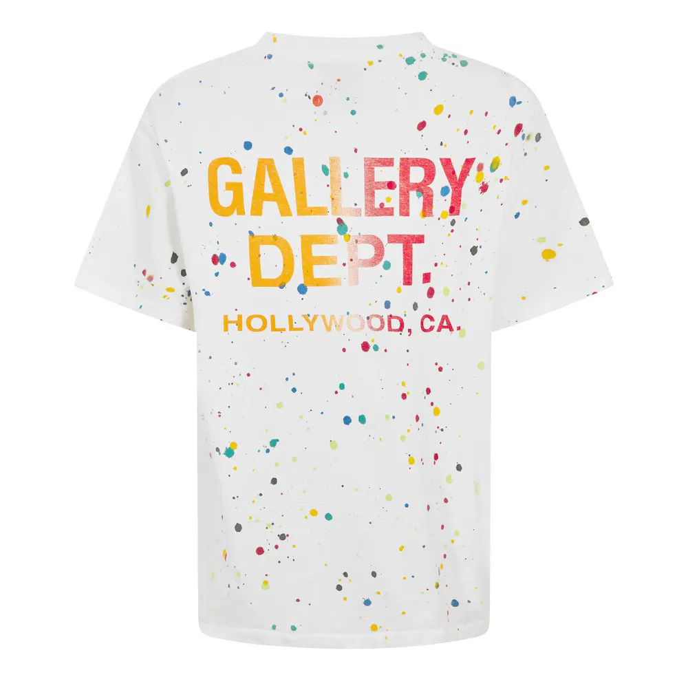 Gallery Dept Men's Le Pop T-Shirt in Clean White, additional product view 2