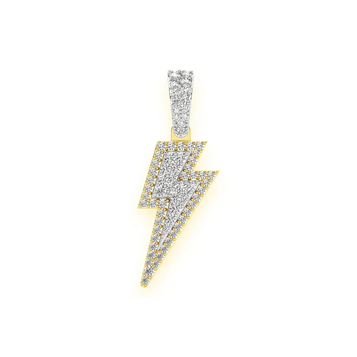 For Him Super Lightning Pendant in 0.40ctw / Yellow Gold / Natural Diamond – Pendant