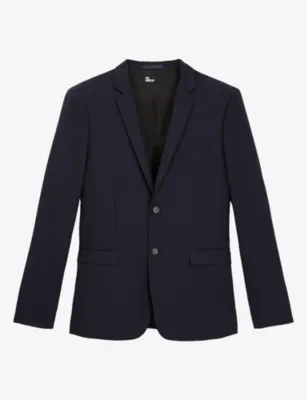 THE KOOPLES Straight-cut single-breasted wool blazer
