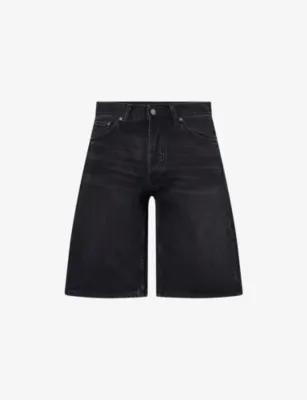 NUDIE JEANS Zeb Mid-Rise Cotton Denim Shorts in Night Dune – Mens | Trousers & shorts | Shorts