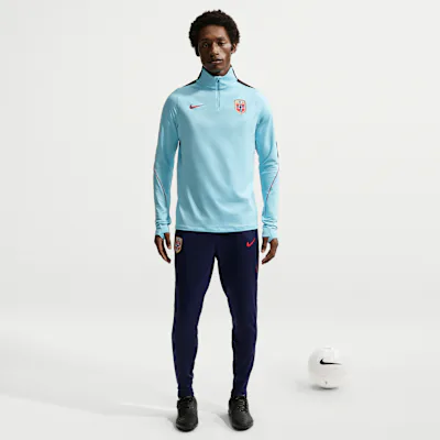 Nike Norway Strike Men's Nike Dri-FIT Football Knit Pants - Blue Void/Black/Chile Red