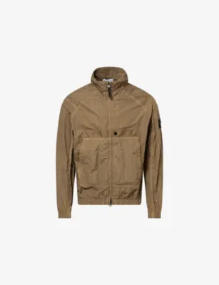STONE ISLAND Warp Rib Stand-Collar Nylon Jacket
